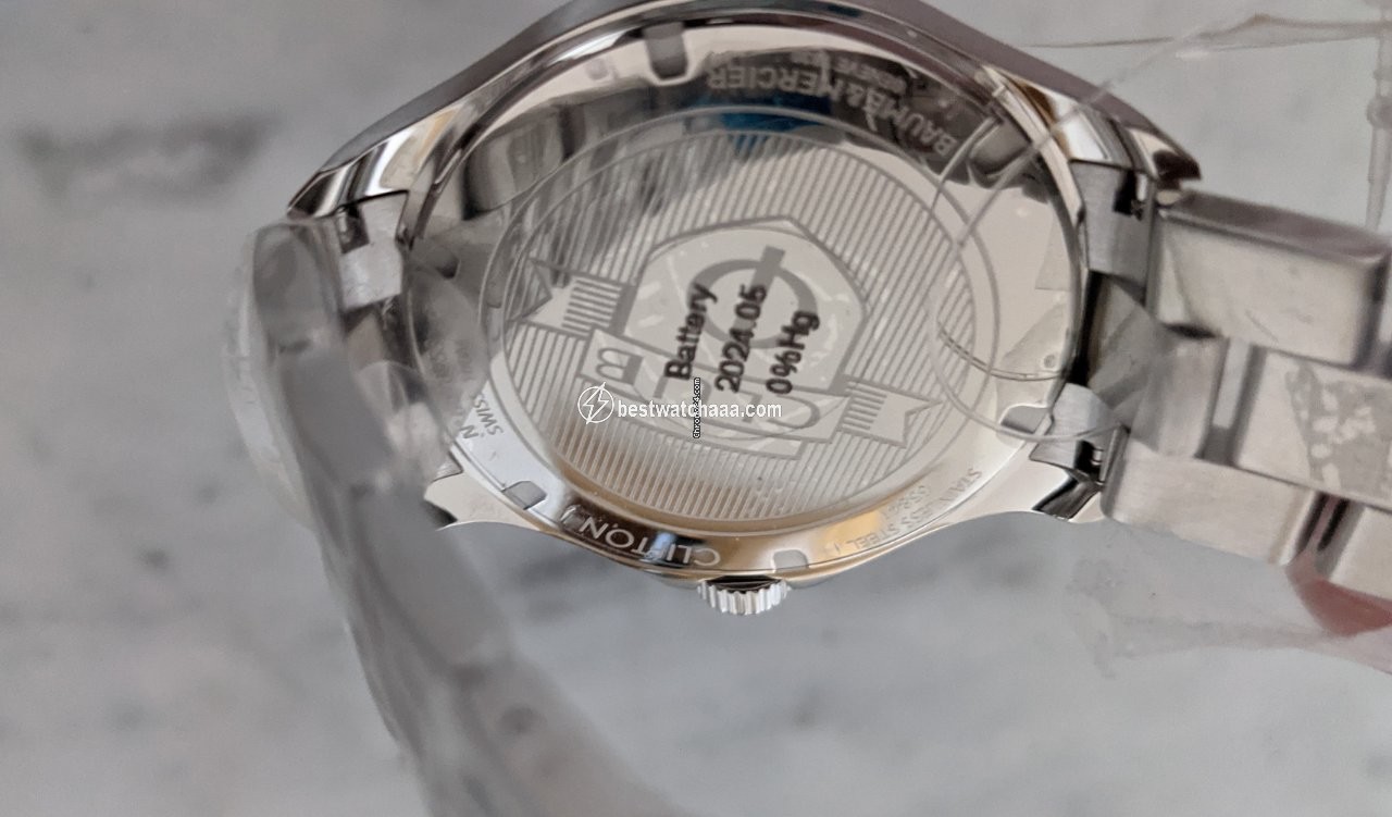 IMG_9081 Baume & Mercier Clifton Mens watch Unisex Quartz Steel 10412 Replica 5