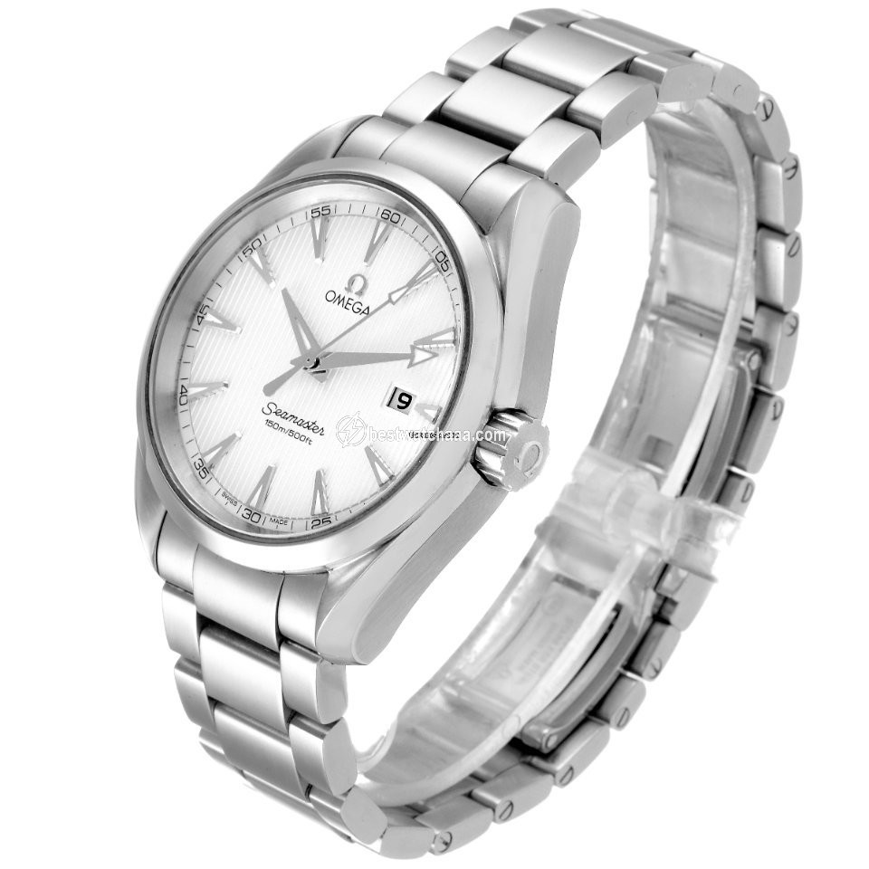 IMG_9081 Omega Seamaster Aqua Terra Mens watch Unisex Quartz Steel 231.10.39.61.02.001 Replica 5