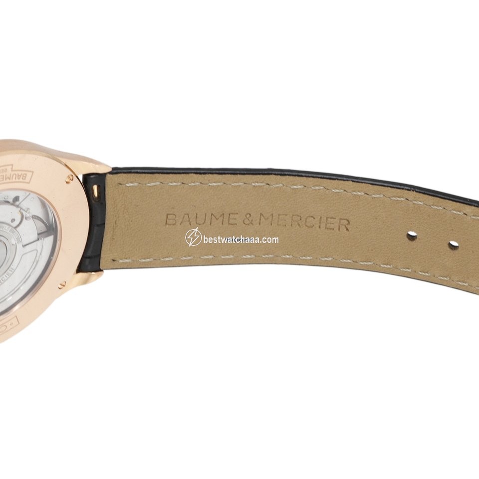 IMG_9081 Baume & Mercier Clifton Automatic Rose gold M0A10104 Replica 5