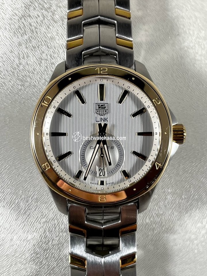 IMG_9081 TAG Heuer Link Calibre 6 Gold Steel wat2150.bb0953 Replica 5