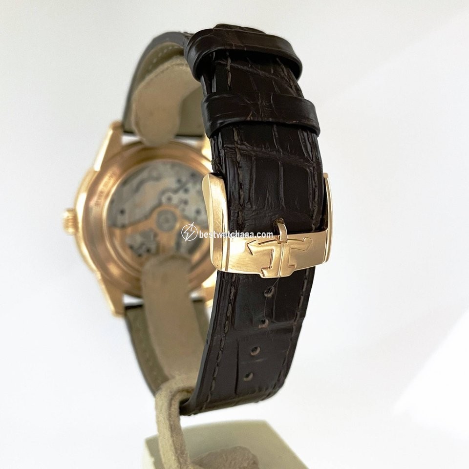 IMG_9081 Jaeger-LeCoultre Geophysic True Second Mens watch Unisex Automatic Rose gold jaeger 501.2.TO.S Replica 5