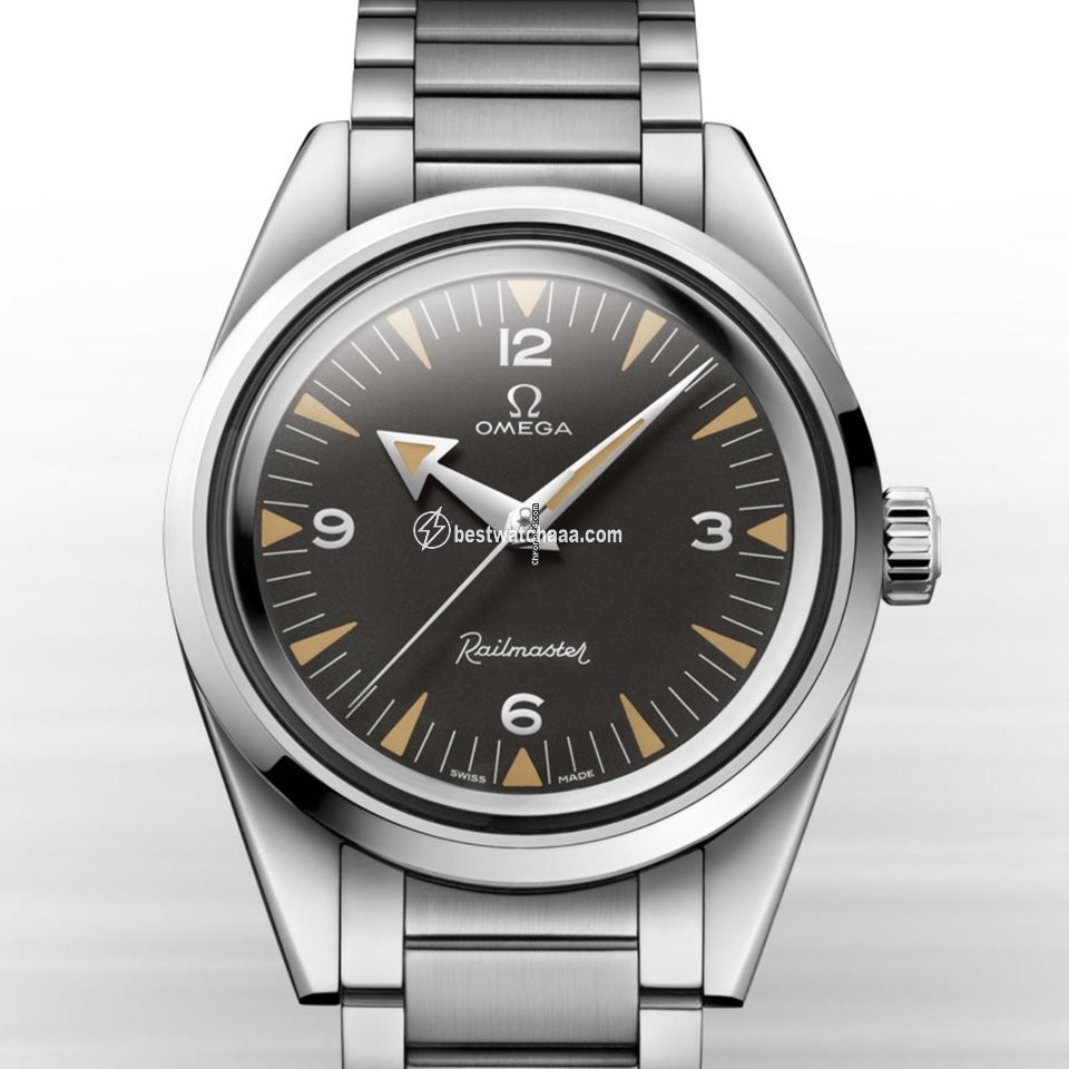 IMG_9081 Omega Seamaster Railmaster Mens watch Unisex Automatic Steel 220.10.38.20.01.002 Replica 5