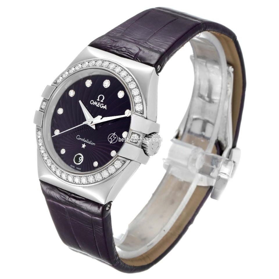 IMG_9081 Omega Constellation Quartz Womens watch Quartz Steel 123.18.35.60.60.001 Replica 5