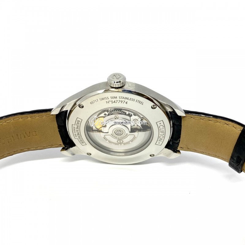 IMG_9081 Baume & Mercier Clifton Mens watch Unisex Automatic Steel BMM0A10052 Replica 5