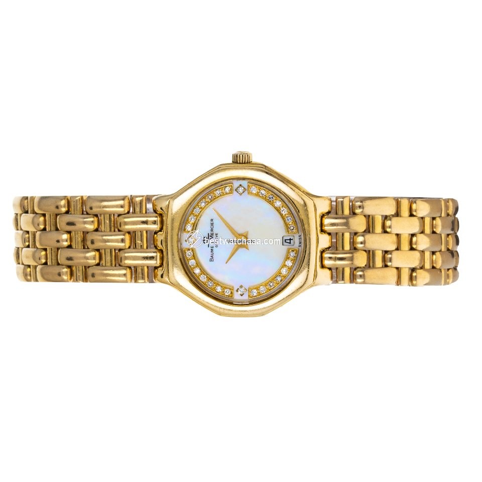 IMG_9081 Baume & Mercier Classima Womens watch Quartz Yellow gold 16759.9 Replica 5