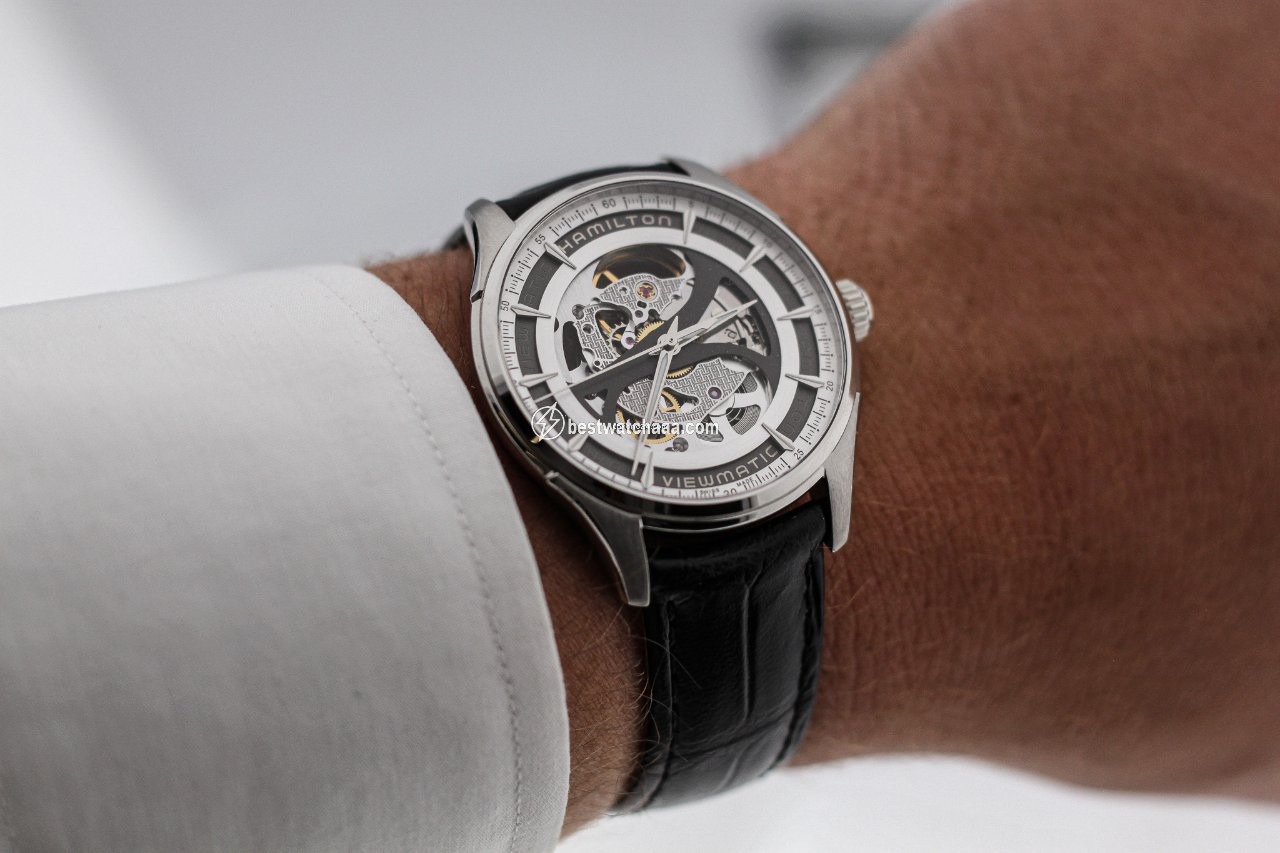 IMG_9081 Hamilton Jazzmaster Viewmatic Mens watch Unisex Automatic Steel H42555751 Replica 5