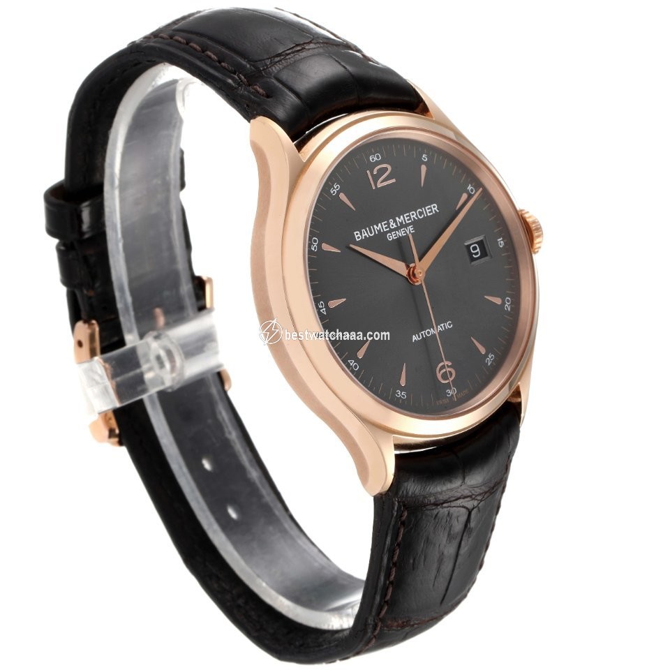IMG_9081 Baume & Mercier Clifton Mens watch Unisex Automatic Rose gold M0A10059 Replica 5