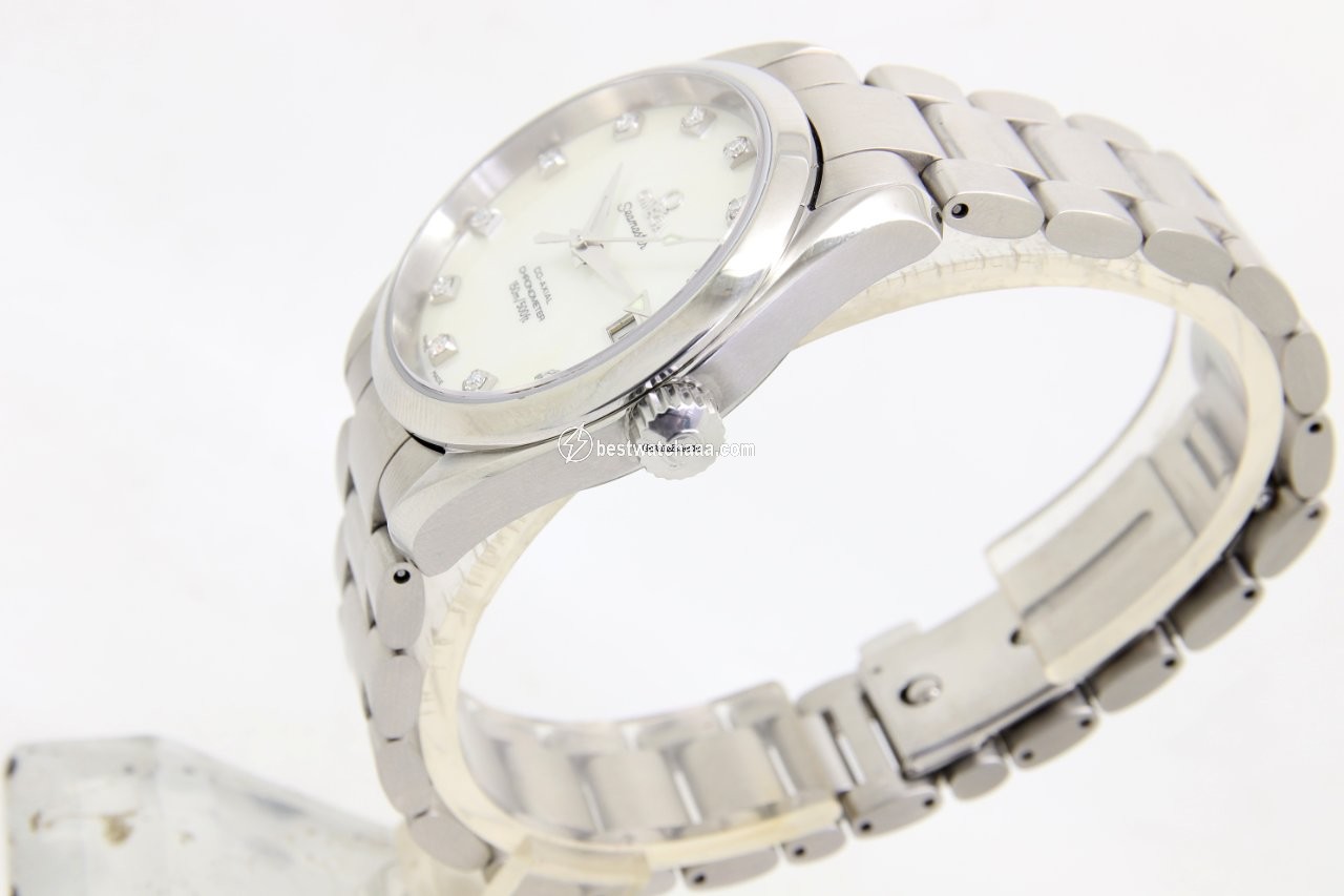 IMG_9081 Omega Seamaster Aqua Terra Womens watch Automatic Steel 2504.75.00 Replica 5