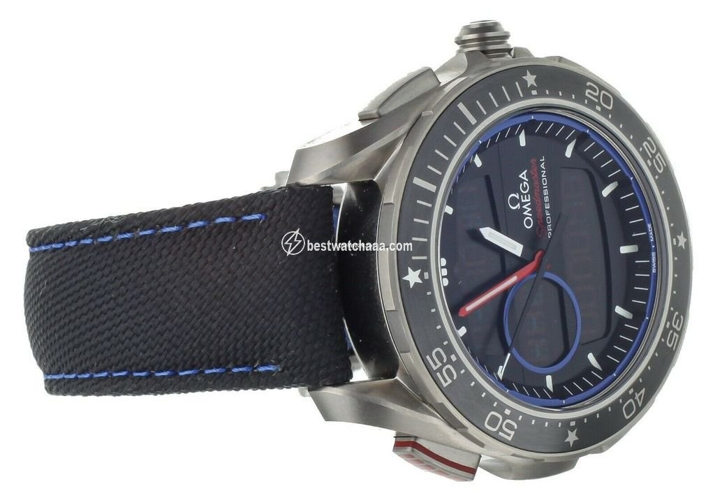 IMG_9081 Omega Speedmaster Skywalker X-33 Womens watch Automatic Titanium 31892457901001 Replica 5