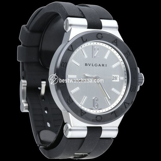 IMG_9081 Bulgari Diagono Mens watch Unisex Automatic Steel DG 42 SC Replica 5