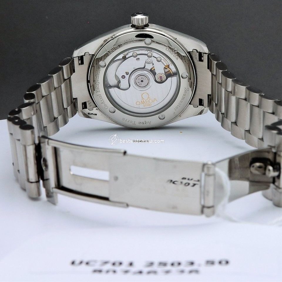 IMG_9081 Omega Seamaster Aqua Terra Mens watch Unisex Automatic Steel 2503.50 Replica 5