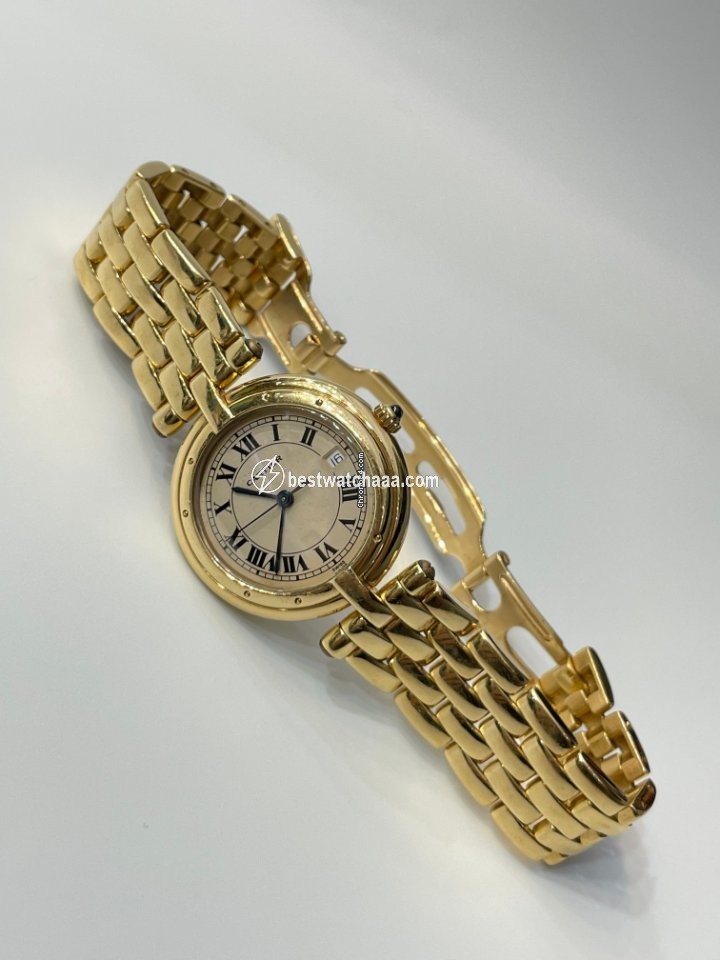 IMG_9081 Cartier Panthere Womens watch Quartz Yellow gold 883964 Replica 5