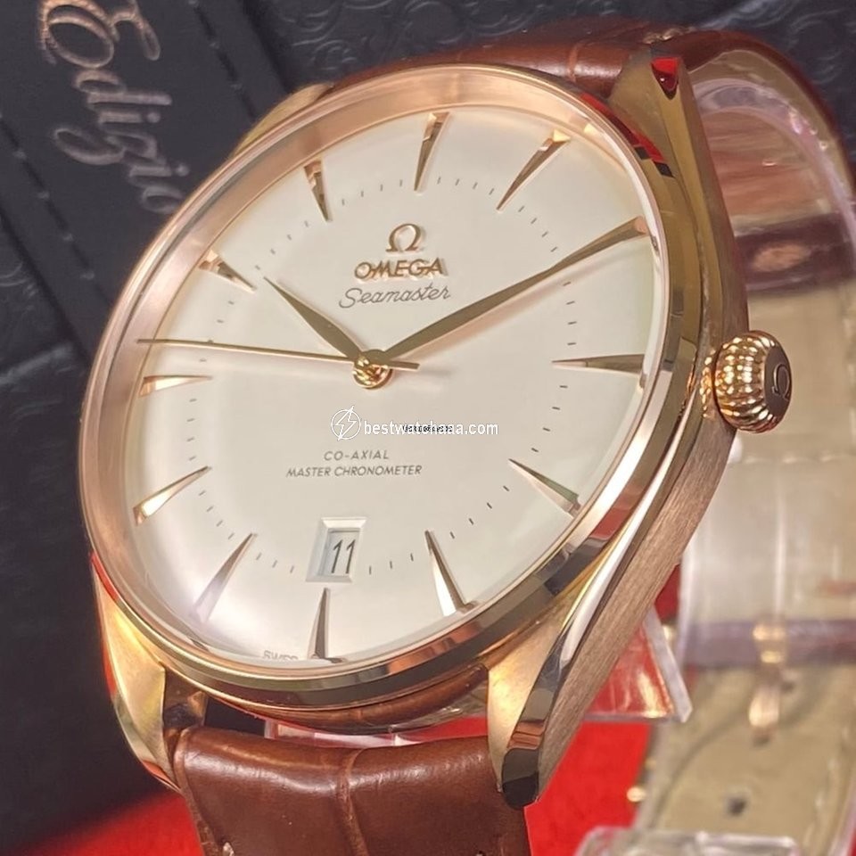 IMG_9081 Omega Seamaster Mens watch Unisex Automatic Rose gold 511.53.40.20.02.001 Replica 5