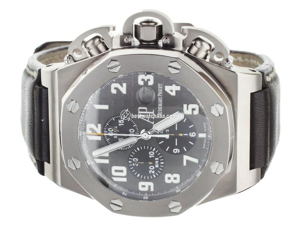 IMG_9081 Audemars Piguet Royal Oak Offshore Chronograph Mens watch Unisex Automatic Titanium 25863TI Replica 5