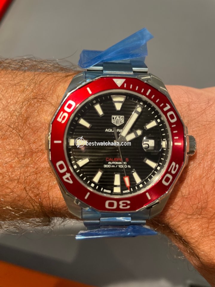 IMG_9081 TAG Heuer Aquaracer 300M Mens watch Unisex Automatic Way201k ba0927 Replica 5