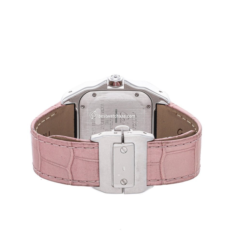 IMG_9081 Cartier Santos 100 Womens watch Automatic White gold WM501751 Replica 5