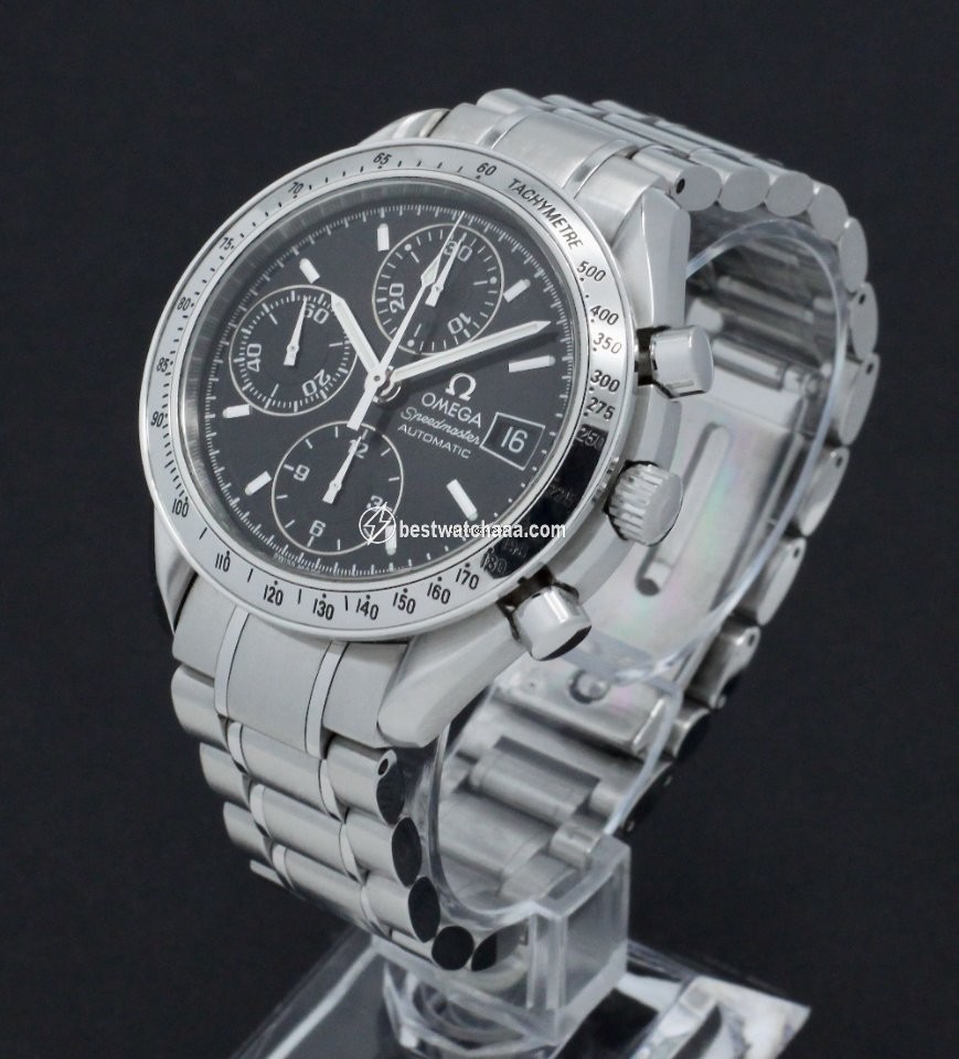 IMG_9081 Omega Speedmaster Date Mens watch Unisex Automatic Steel 3513.50 Replica 5