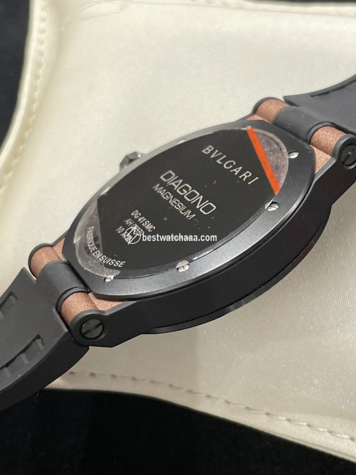 IMG_9081 Bulgari Diagono Mens watch Unisex Automatic Ceramic 102306 DG41C11SMCVD Replica 5
