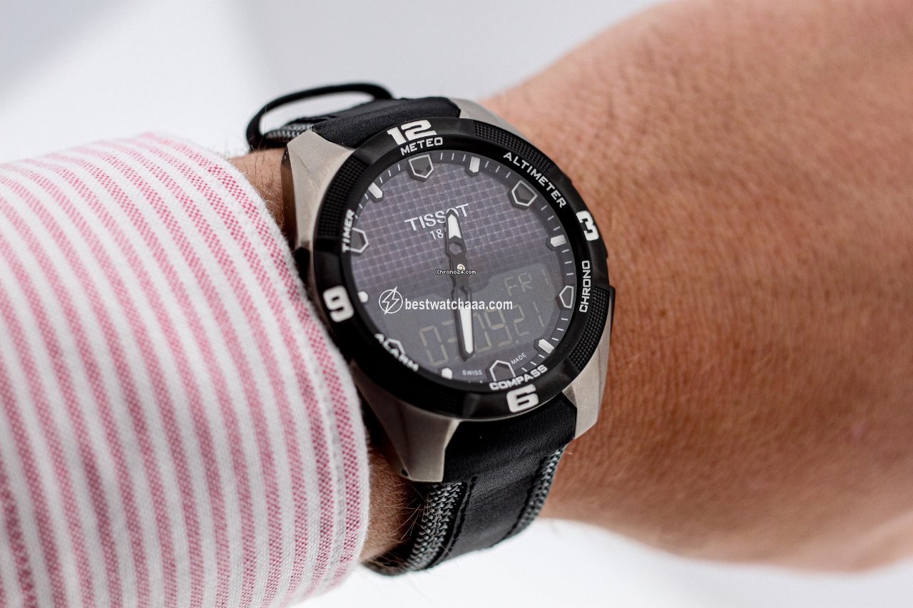 IMG_9081 Tissot T-Touch Expert Solar Mens watch Unisex Quartz Titanium T091.420.46.051.01 Replica 5
