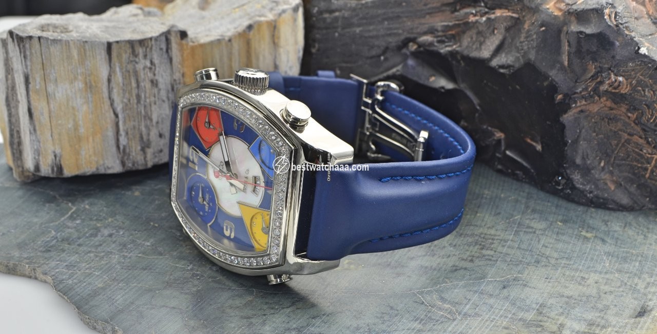 IMG_9081 Jacob & Co. Five Time Zone Mens watch Unisex Quartz Steel JC-13D Replica 5