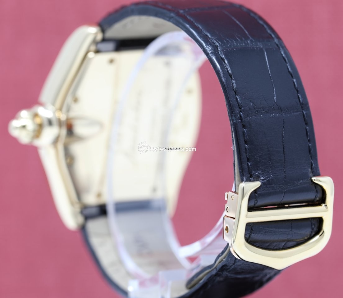 IMG_9081 Cartier Roadster Mens watch Unisex Automatic Yellow gold 2524 Replica 5