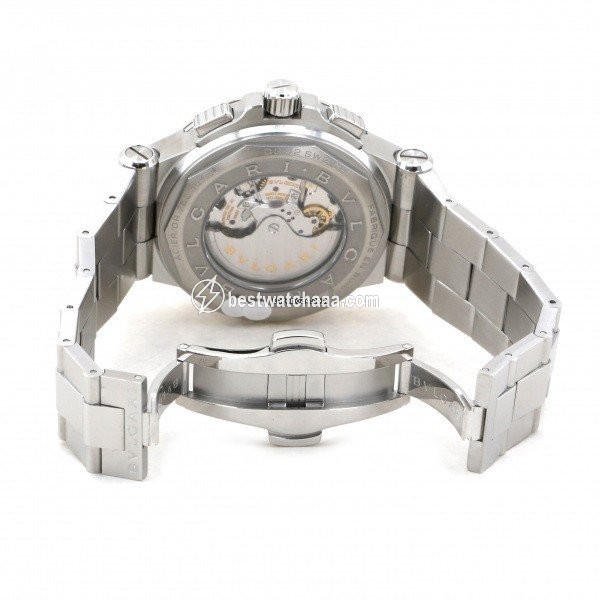 IMG_9081 Bulgari Diagono Automatic Gold Steel DG42C14SWGSDCH Replica 5