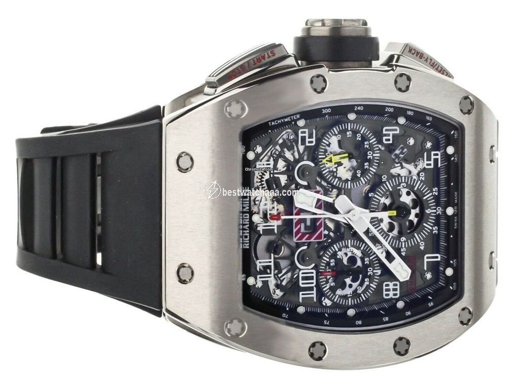 IMG_9081 Richard Mille RM 011 Mens watch Unisex Automatic White gold RM11-FM Replica 5