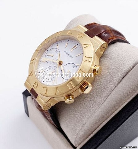 IMG_9081 Bulgari Diagono Automatic Yellow gold REF. CH 40 GL Replica 5