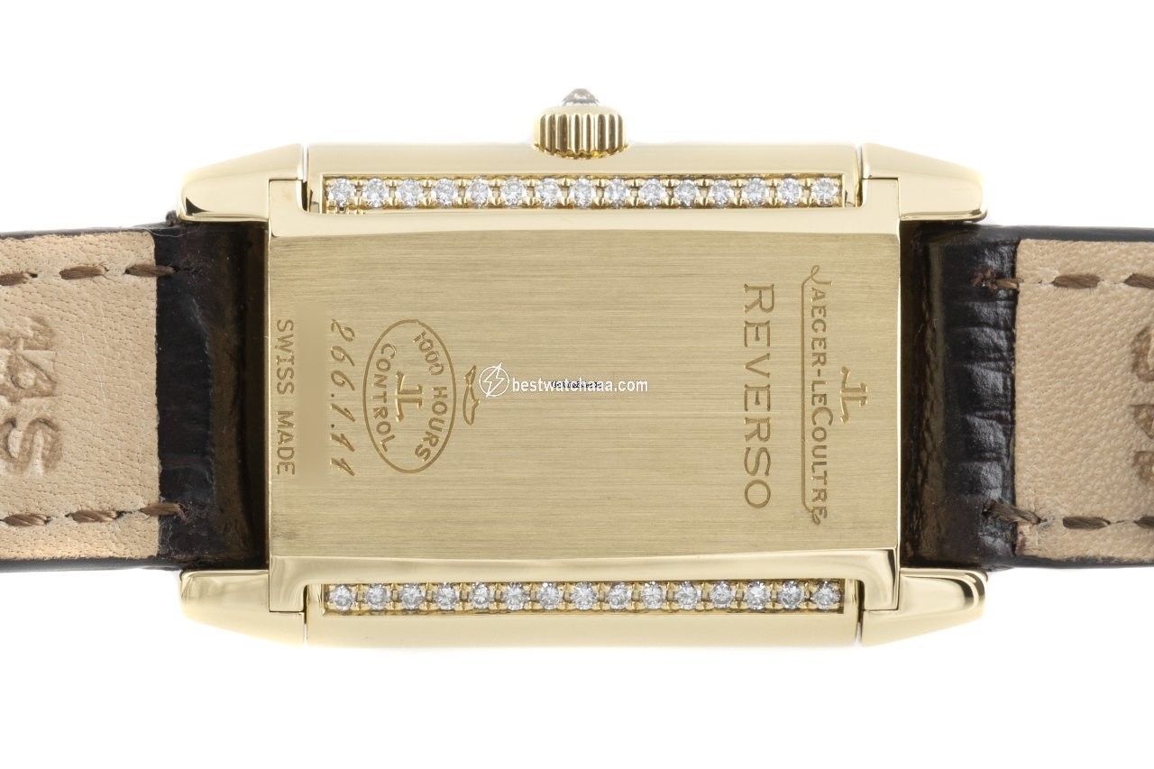 IMG_9081 Jaeger-LeCoultre Reverso Duetto Womens watch Manual winding Yellow gold 266.1.11 Replica 5
