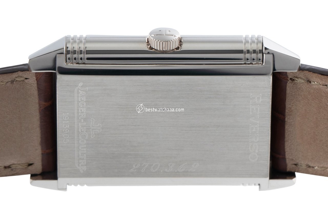 IMG_9081 Jaeger-LeCoultre Reverso Mens watch Unisex Manual winding White gold 270.3.62 Replica 5