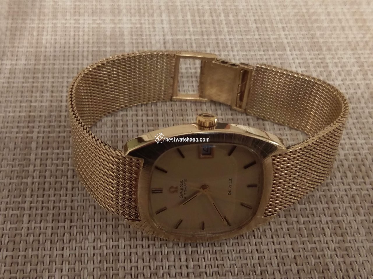 IMG_9081 Omega De Ville Mens watch Unisex Automatic Yellow gold 3625 045 (1061) Replica 5
