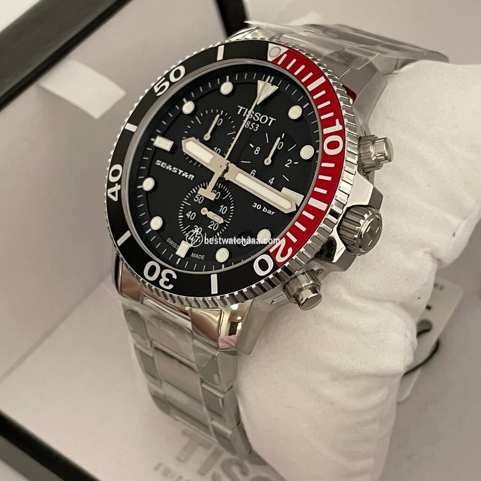 IMG_9081 Tissot Seastar 1000 Mens watch Unisex Quartz Steel T120.417.11.051.01 Replica 5
