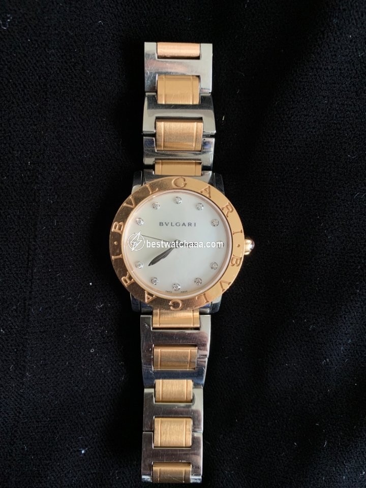 IMG_9081 Bulgari Bulgari Womens watch Automatic Gold Steel 101891 BBL33WSPG 12 Replica 5