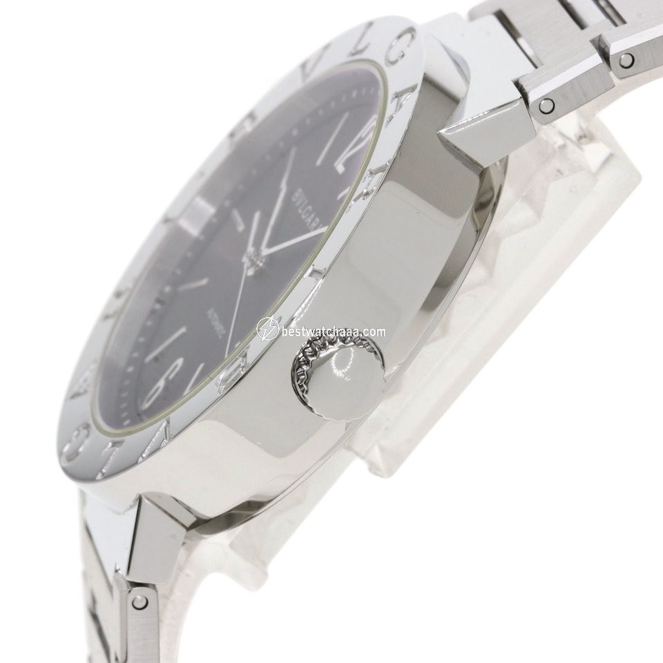 IMG_9081 Bulgari Bulgari Mens watch Unisex Automatic Steel BB38BSSD Replica 5