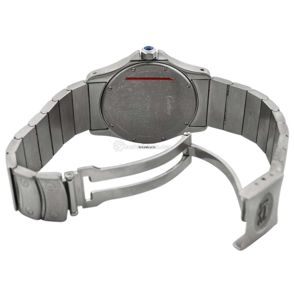 IMG_9081 Cartier Santos Mens watch Unisex Automatic Steel W20026K1 Replica 5
