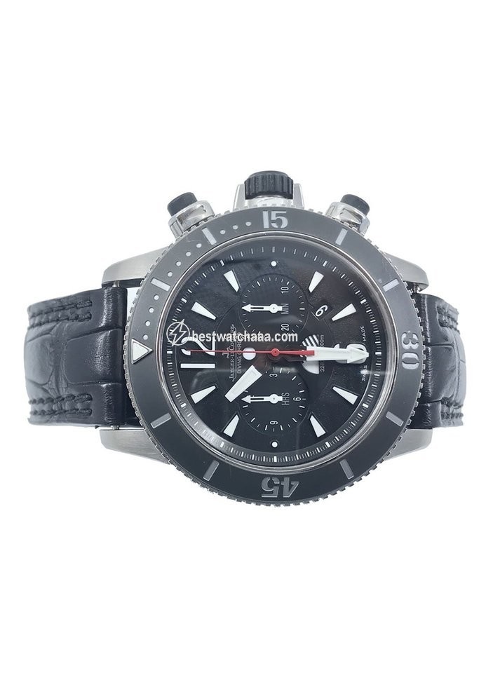 IMG_9081 Jaeger-LeCoultre Master Compressor Diving Chronograph GMT Navy SEALs Mens watch Unisex Automatic Titanium Q178T470 Replica 5