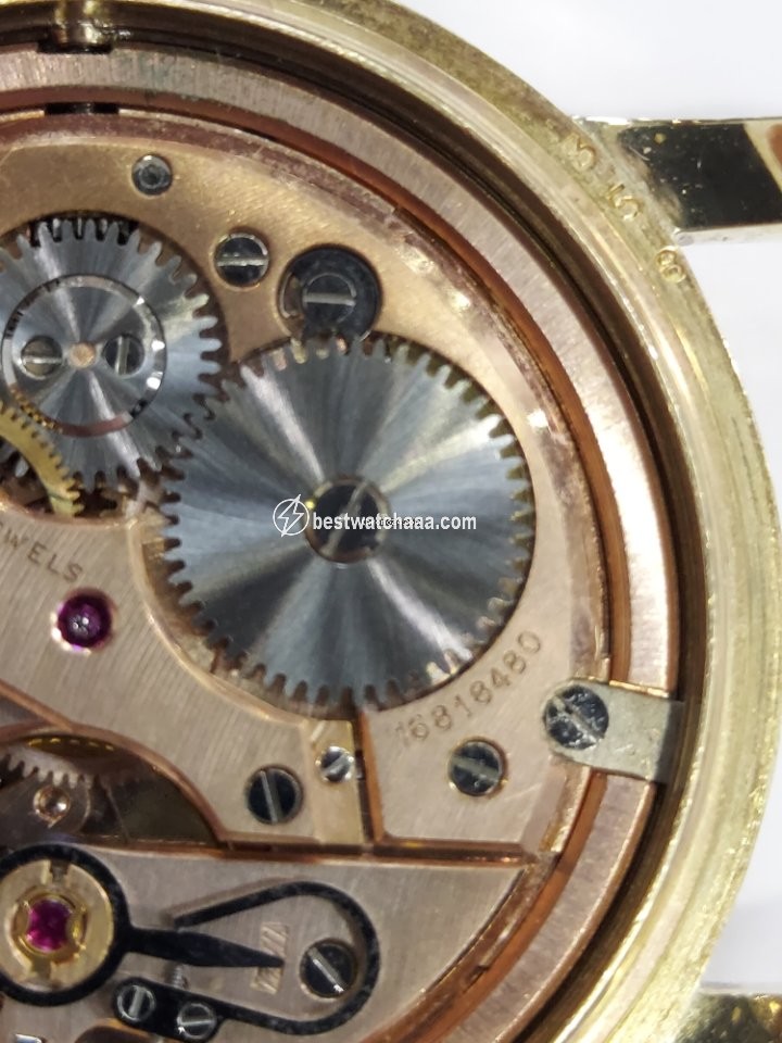 IMG_9081 Omega Seamaster Mens watch Unisex Manual winding Yellow gold 998358 Replica 5