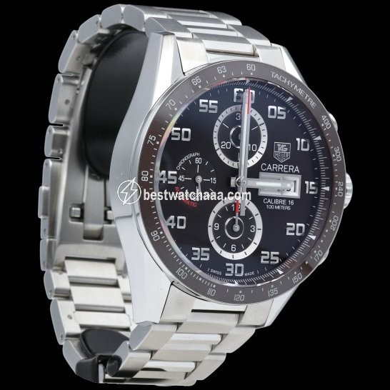 IMG_9081 TAG Heuer Carrera Calibre 16 Mens watch Unisex Automatic Steel CV2A1S.BA0799 Replica 5