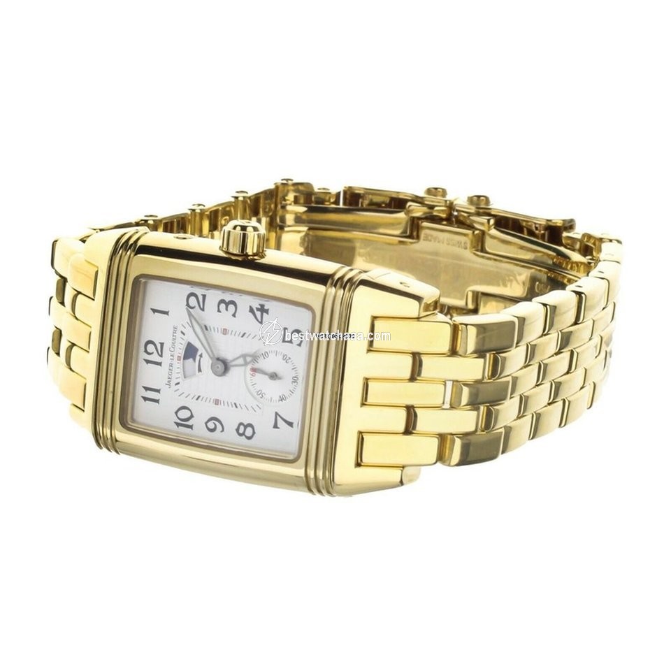 IMG_9081 Jaeger-LeCoultre Reverso Duetto Womens watch Manual winding Yellow gold 296.1.74 Replica 5