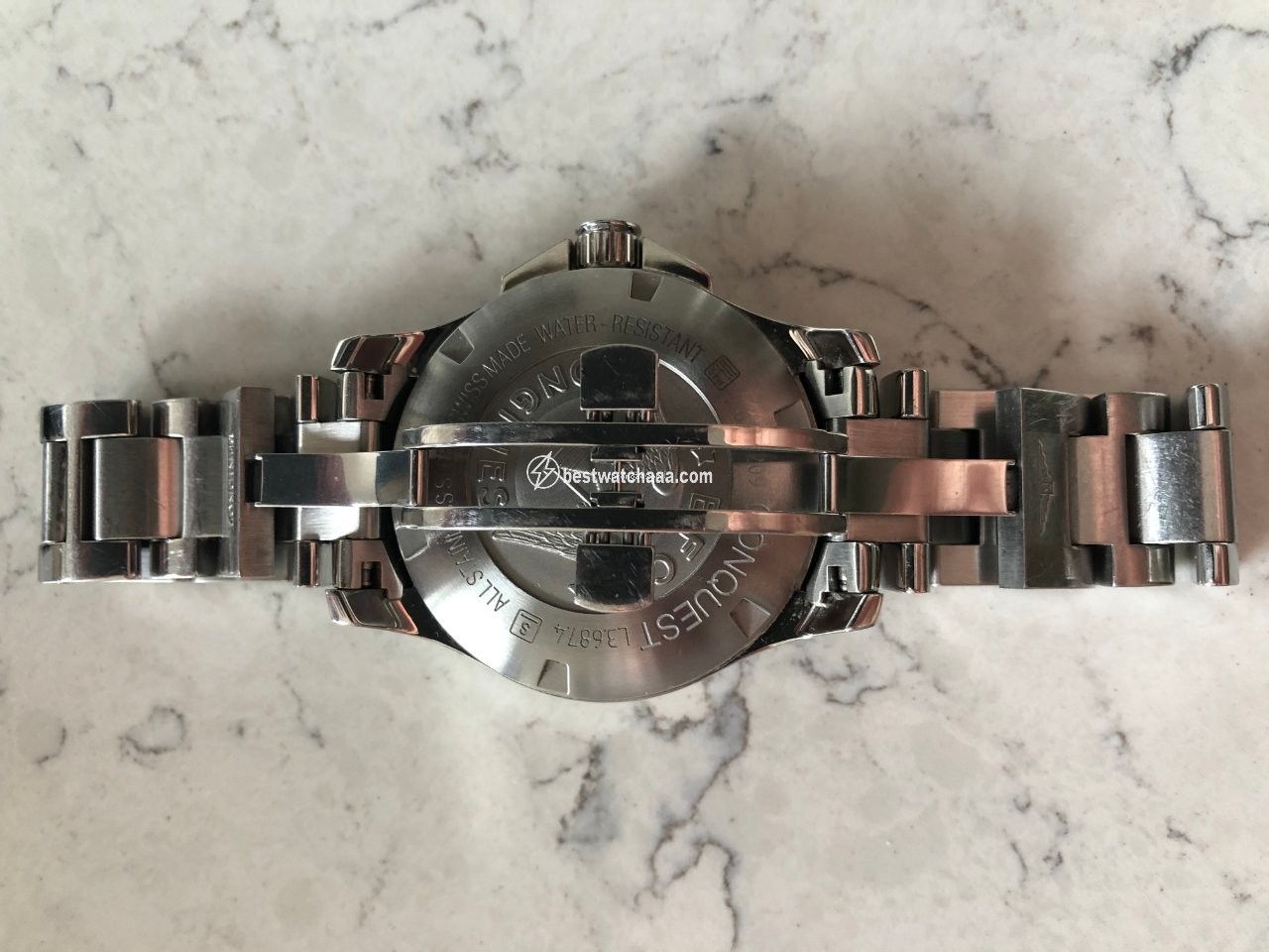 IMG_9081 Longines Conquest Mens watch Unisex Automatic Steel L3.687.4.99.6 Replica 5