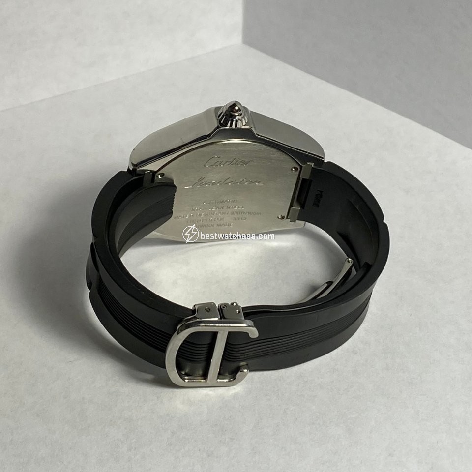 IMG_9081 Cartier Roadster Mens watch Unisex Automatic Steel W6206018 Replica 5