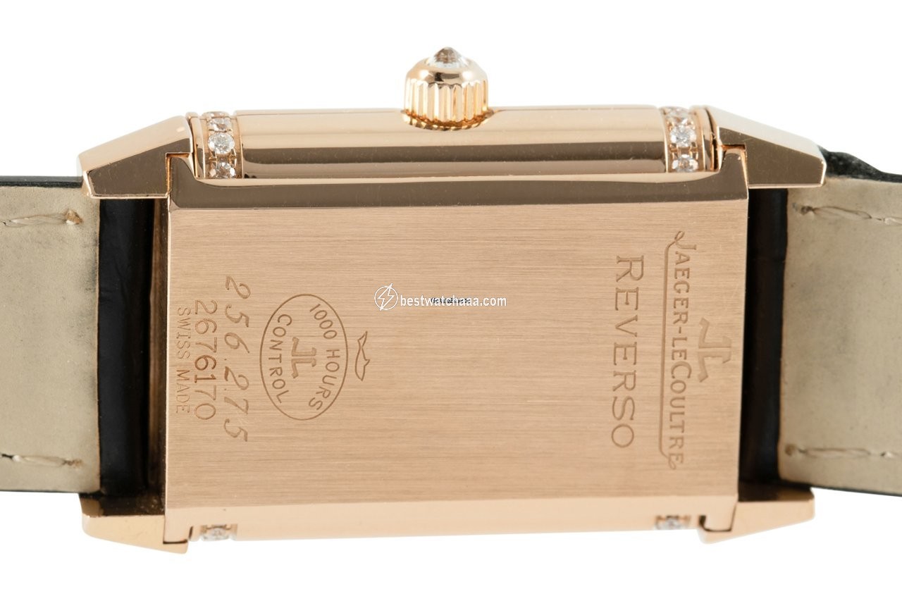 IMG_9081 Jaeger-LeCoultre Reverso Duetto Classique Womens watch Manual winding Red gold 256.2.75 Replica 5