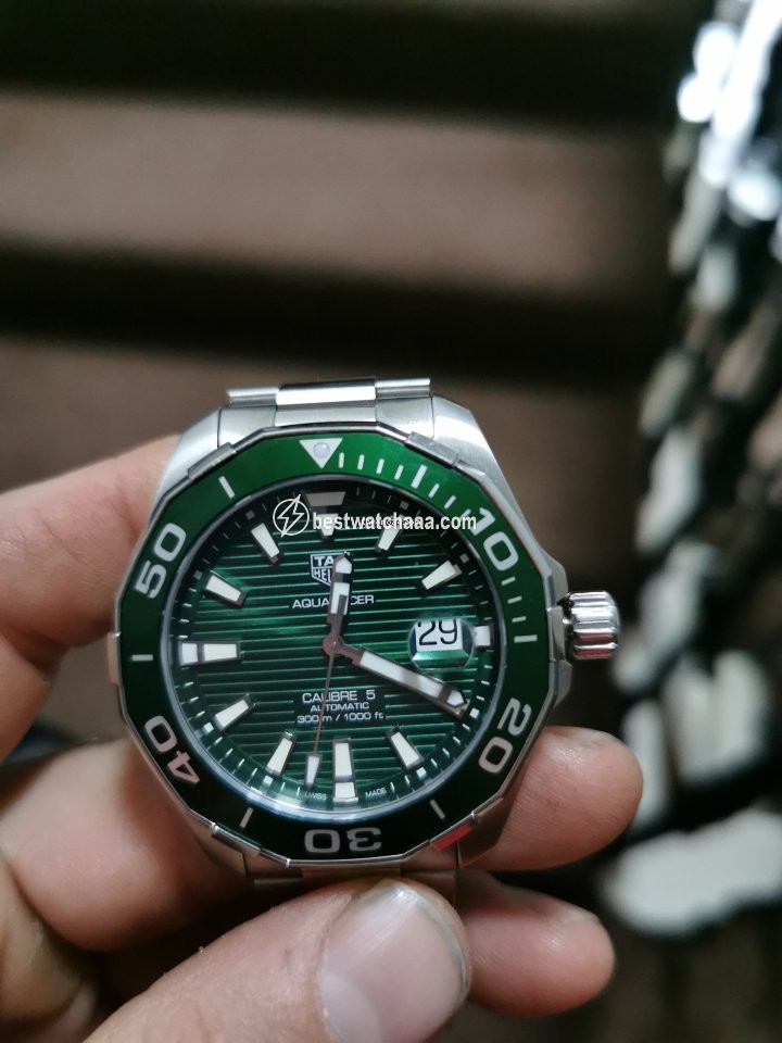 IMG_9081 TAG Heuer Aquaracer 300M Mens watch Unisex Automatic Steel WAY201S.BA0927 Replica 5