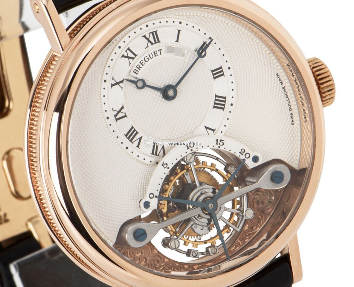 IMG_9081 Breguet Classique Complications Mens watch Unisex Manual winding Rose gold 3357BR 12 986 Replica 5