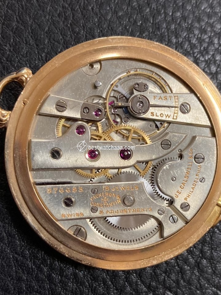 IMG_9081 Vacheron Constantin Mens watch Unisex Yellow gold 8230SH Replica 5