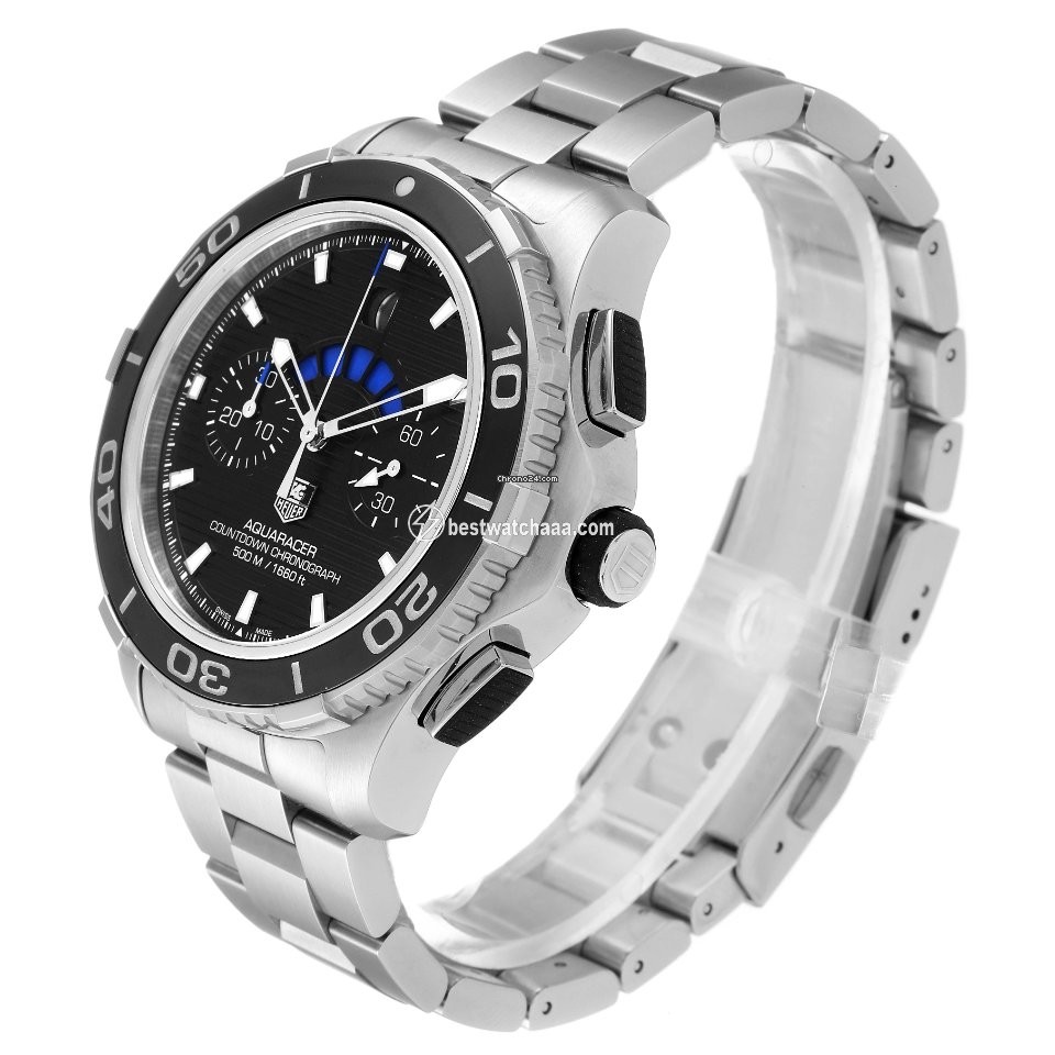 IMG_9081 TAG Heuer Aquaracer 500M Mens watch Unisex Automatic Steel CAK211A Replica 5