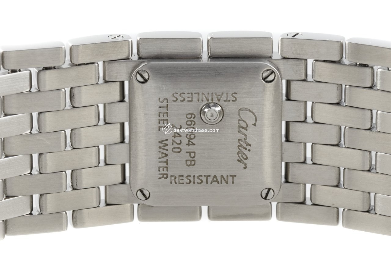 IMG_9081 Cartier Panthere Womens watch Quartz Steel 2420 Replica 5