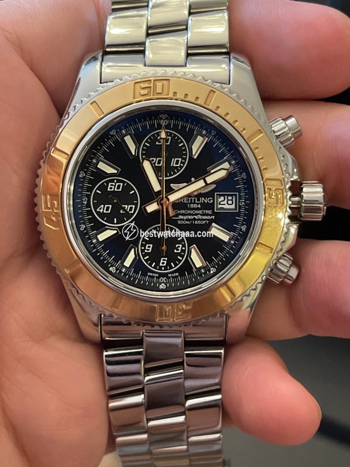 IMG_9081 Breitling Superocean Chronograph II Mens watch Unisex Automatic Steel C1334112 BA84 Replica 5