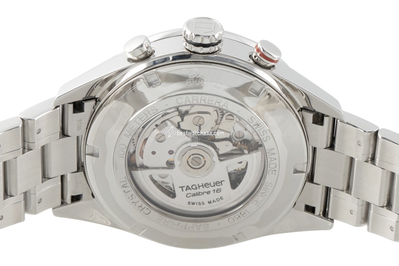 IMG_9081 TAG Heuer Carrera Calibre 16 Mens watch Unisex Automatic Steel CV2A10 Replica 5