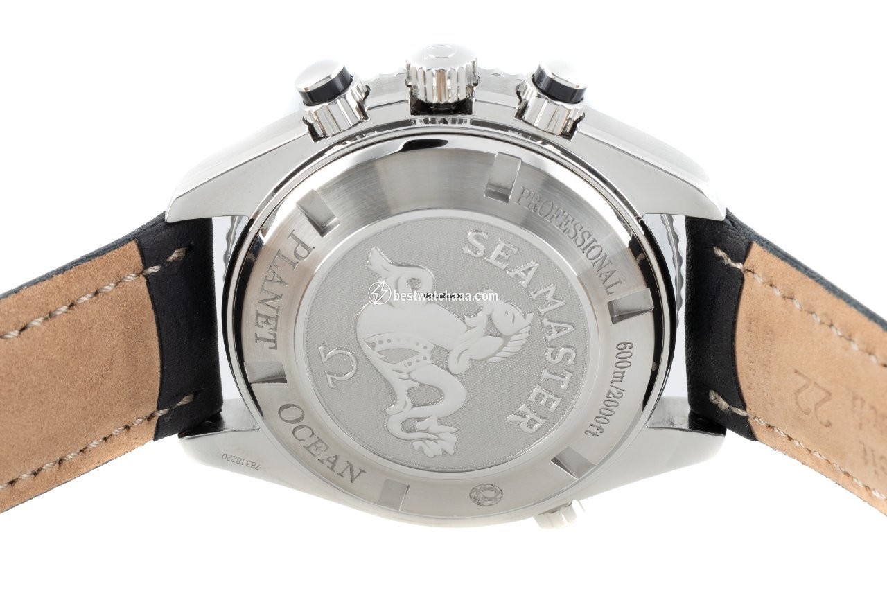 IMG_9081 Omega Seamaster Planet Ocean Chronograph Mens watch Unisex Automatic Steel 2910.51.82 Replica 5